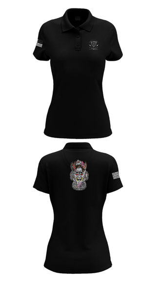 Womens Short Sleeve Performance Polo, 12th Dental Co, Navy, Teamtime, Team time, sublimation, custom sports apparel, team uniforms, spirit wear, spiritwear, sports uniforms, custom shirts, team store, custom team store, fundraiser sports, apparel fundraiser