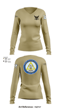 TRIDENT TRAINING FACILITY 43639143 Women's Long Sleeve V-neck Shirt - 2