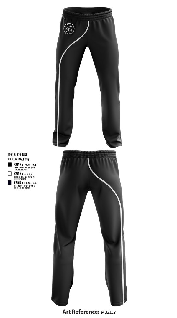 Sweatpants, Illinois Impact Basketball, Men's Basketball, Teamtime, Team time, sublimation, custom sports apparel, team uniforms, spirit wear, spiritwear, sports uniforms, custom shirts, team store, custom team store, fundraiser sports, apparel fundraiser