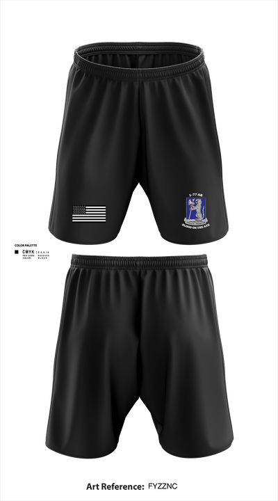 1-77 AR A Co. 43528824 Athletic Shorts With Pockets - 105