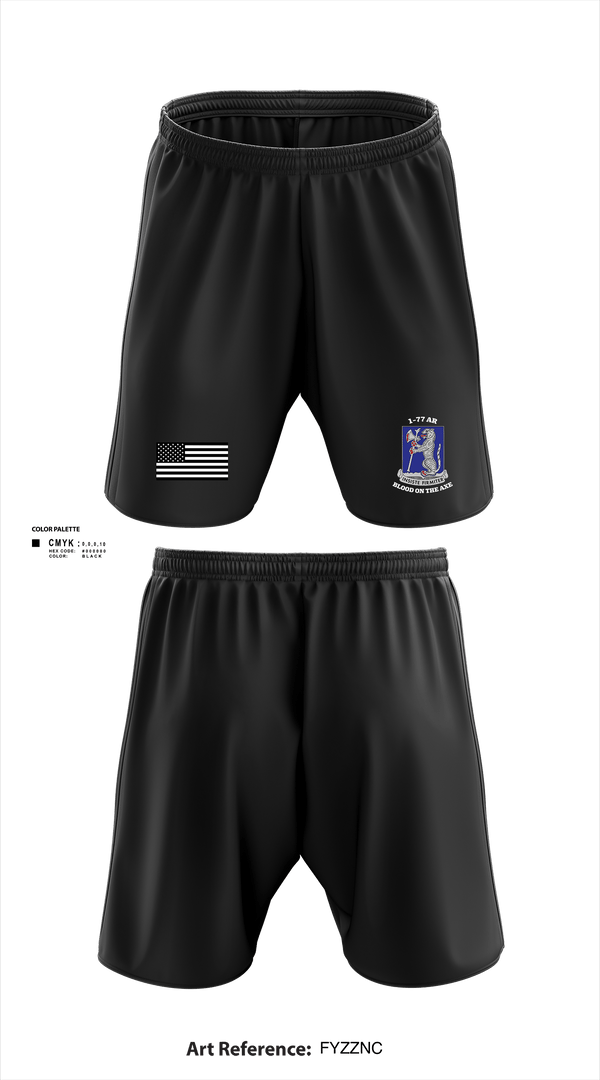Athletic Shorts With Pockets, 1-77 AR A Co., Army, Teamtime, Team time, sublimation, custom sports apparel, team uniforms, spirit wear, spiritwear, sports uniforms, custom shirts, team store, custom team store, fundraiser sports, apparel fundraiser