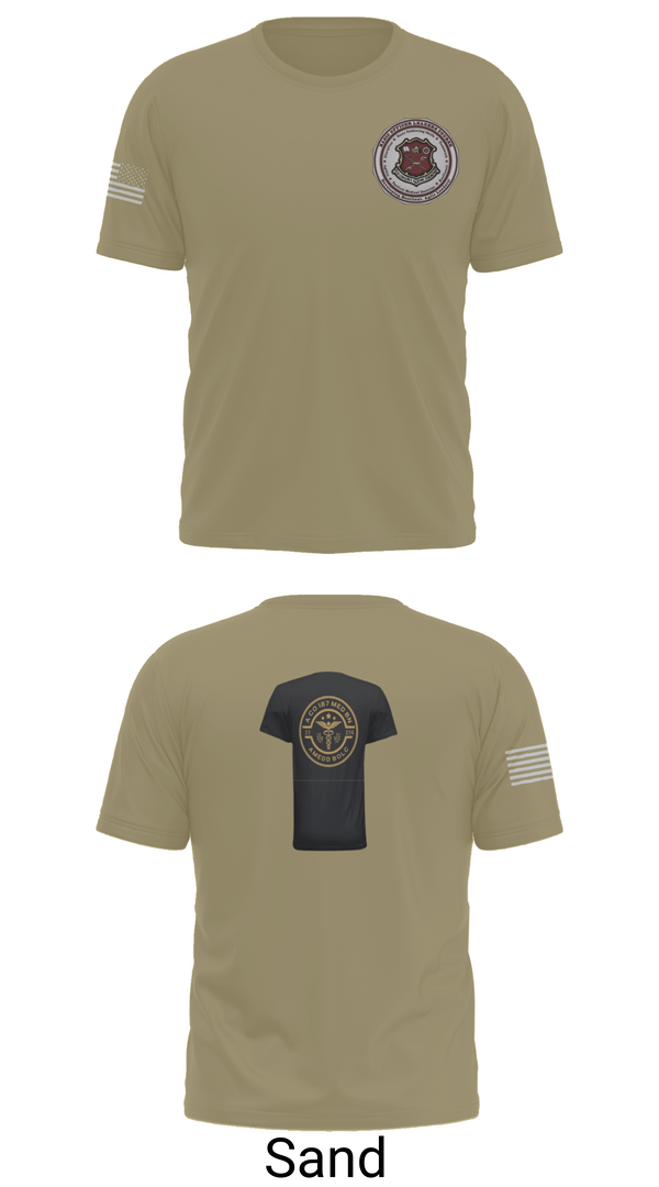 Old School Cotton Feel Shirt, BOLC 187TH, Army, Teamtime, Team time, sublimation, custom sports apparel, team uniforms, spirit wear, spiritwear, sports uniforms, custom shirts, team store, custom team store, fundraiser sports, apparel fundraiser
