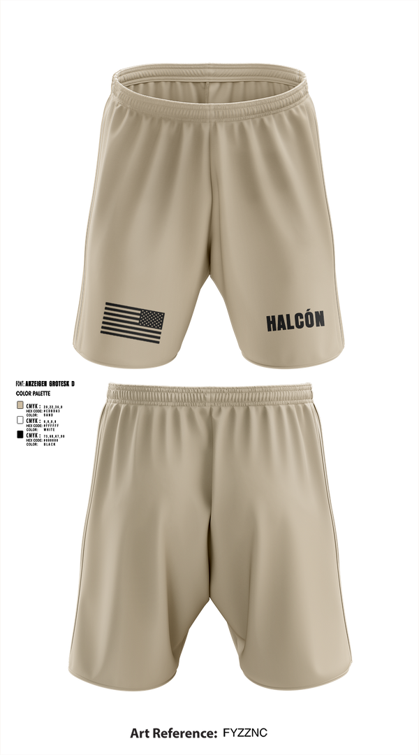 Athletic Shorts With Pockets, Halcón, , Teamtime, Team time, sublimation, custom sports apparel, team uniforms, spirit wear, spiritwear, sports uniforms, custom shirts, team store, custom team store, fundraiser sports, apparel fundraiser