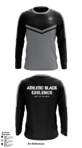 Athletic black excellence 2 85687336 Long Sleeve Performance Shirt - 1