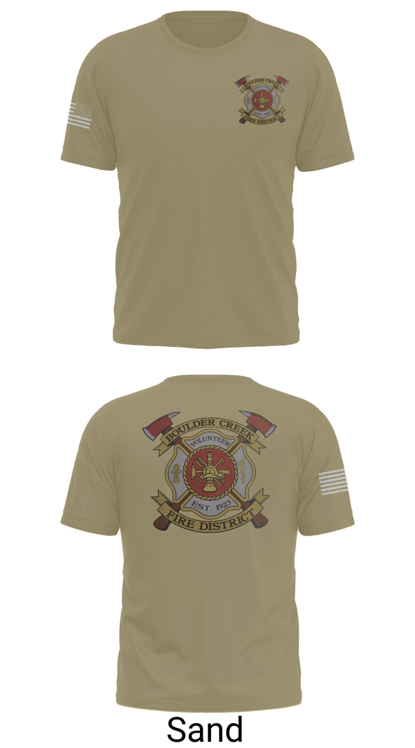 Short Sleeve Performance Shirt, Boulder creek fire, , Teamtime, Team time, sublimation, custom sports apparel, team uniforms, spirit wear, spiritwear, sports uniforms, custom shirts, team store, custom team store, fundraiser sports, apparel fundraiser