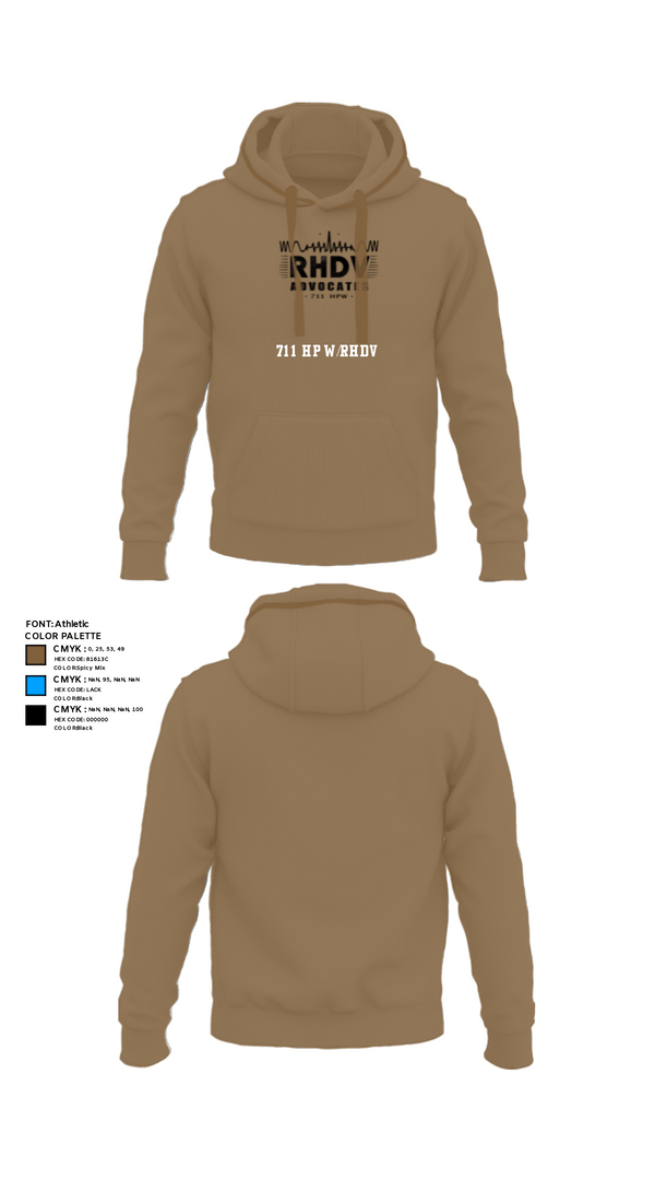 Hoodie, 711 HPW/RHDV, Army, Teamtime, Team time, sublimation, custom sports apparel, team uniforms, spirit wear, spiritwear, sports uniforms, custom shirts, team store, custom team store, fundraiser sports, apparel fundraiser
