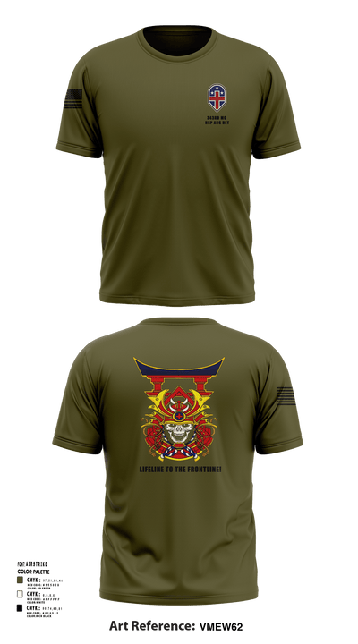 343rd Medical Hospital Augmentation Detachment 45513256 Short Sleeve Performance Shirt - 148