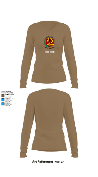 Women's Long Sleeve Vneck Shirt, 2nd Reg, , Teamtime, Team time, sublimation, custom sports apparel, team uniforms, spirit wear, spiritwear, sports uniforms, custom shirts, team store, custom team store, fundraiser sports, apparel fundraiser