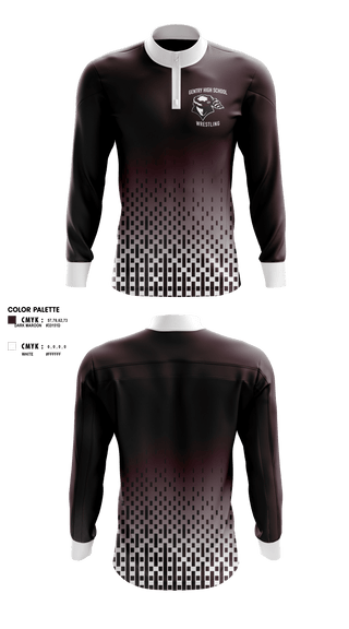 Quarter Zip Jacket, Gentry High School Wrestling, Wrestling, Teamtime, Team time, sublimation, custom sports apparel, team uniforms, spirit wear, spiritwear, sports uniforms, custom shirts, team store, custom team store, fundraiser sports, apparel fundraiser