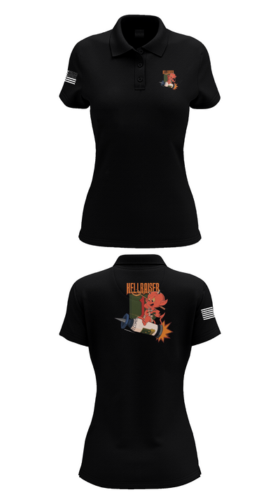 Hellraiser 15365776 Women's Short Sleeve Performance Polo  - 35
