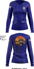 Bird dawgs Women's Long Sleeve V-neck Shirt - 254