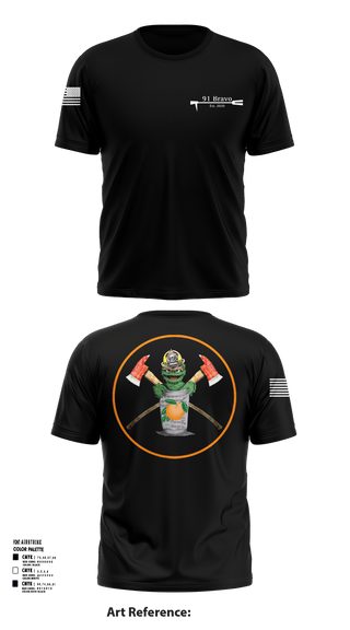 Short Sleeve Performance Shirt, 91 Bravo, Fire Department, Teamtime, Team time, sublimation, custom sports apparel, team uniforms, spirit wear, spiritwear, sports uniforms, custom shirts, team store, custom team store, fundraiser sports, apparel fundraiser
