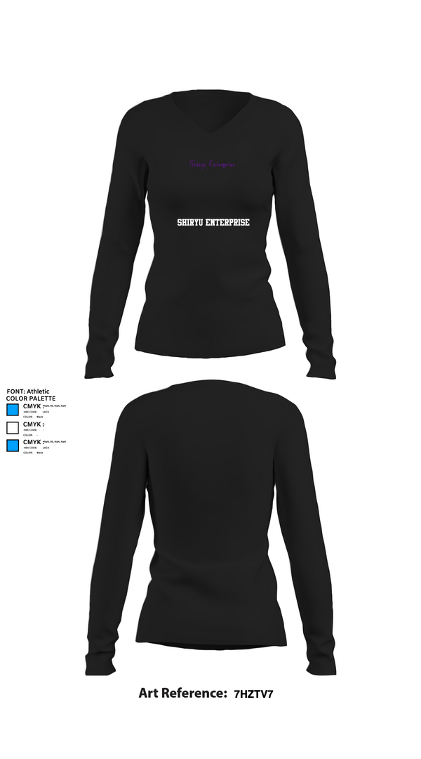 Womens Long Sleeve Vneck Shirt 1, Shiryu Enterprise, , Teamtime, Team time, sublimation, custom sports apparel, team uniforms, spirit wear, spiritwear, sports uniforms, custom shirts, team store, custom team store, fundraiser sports, apparel fundraiser