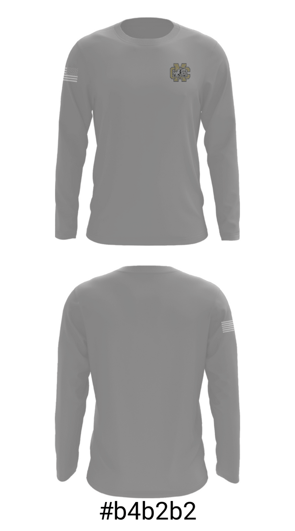 Long Sleeve Performance Shirt, Marlboro County High School Track, Track & Field, Teamtime, Team time, sublimation, custom sports apparel, team uniforms, spirit wear, spiritwear, sports uniforms, custom shirts, team store, custom team store, fundraiser sports, apparel fundraiser