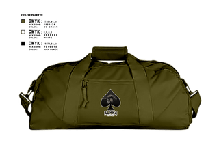 Duffle Bag, Connellsville Area Hugh School Junior ROTC, Army, Teamtime, Team time, sublimation, custom sports apparel, team uniforms, spirit wear, spiritwear, sports uniforms, custom shirts, team store, custom team store, fundraiser sports, apparel fundraiser