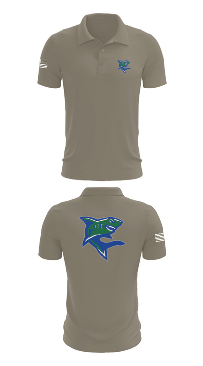 Bullshark Battalion 90693069 Short Sleeve Performance Polo - 67