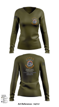 5 Star 18393940 Women's Long Sleeve V-neck Shirt - 112