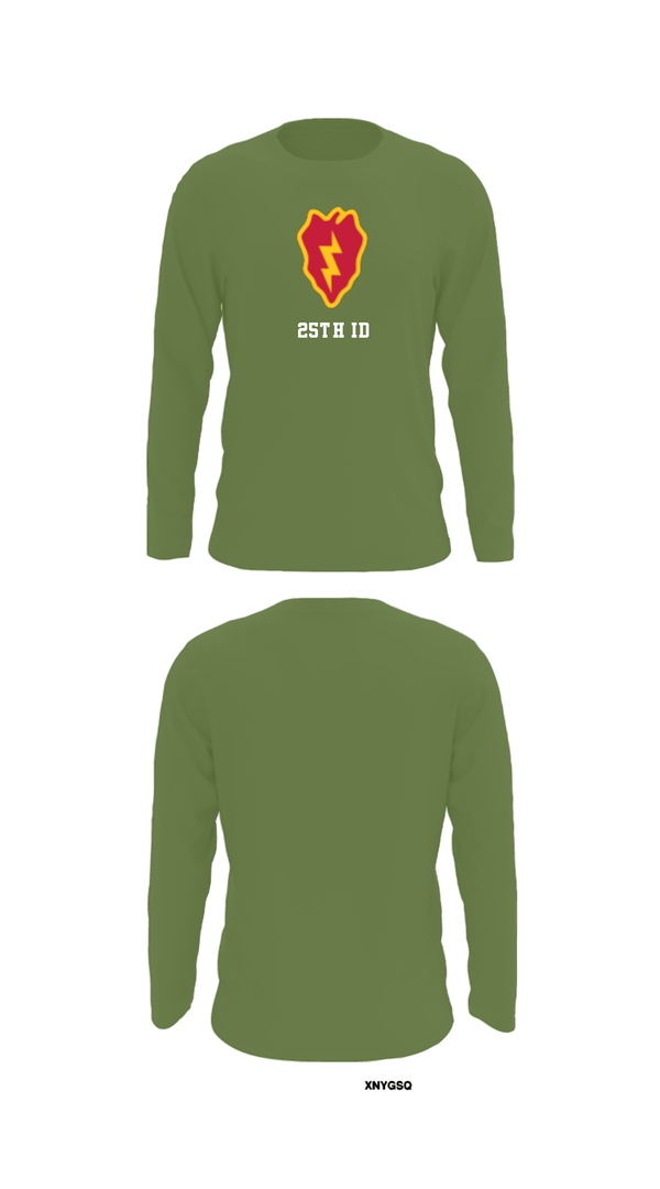 Long Sleeve Performance Shirt, 25th ID, Army, Teamtime, Team time, sublimation, custom sports apparel, team uniforms, spirit wear, spiritwear, sports uniforms, custom shirts, team store, custom team store, fundraiser sports, apparel fundraiser