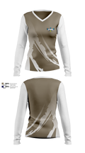 Simcoe Tennis Skyhawks Women's Long Sleeve V-neck Shirt - 15