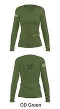 B CO 2-12 CAV 37897700 Women's Long Sleeve V-neck Shirt - 57
