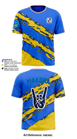 Short Sleeve Performance Shirt, MAKONA Fraternity, E-Sports, Teamtime, Team time, sublimation, custom sports apparel, team uniforms, spirit wear, spiritwear, sports uniforms, custom shirts, team store, custom team store, fundraiser sports, apparel fundraiser