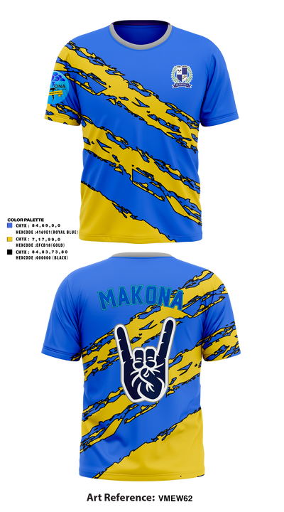 MAKONA Fraternity 2682249 Short Sleeve Performance Shirt - 1