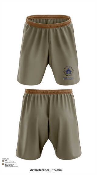 Athletic Shorts With Pockets, GCG BUILDING CONTRACTOR, , Teamtime, Team time, sublimation, custom sports apparel, team uniforms, spirit wear, spiritwear, sports uniforms, custom shirts, team store, custom team store, fundraiser sports, apparel fundraiser