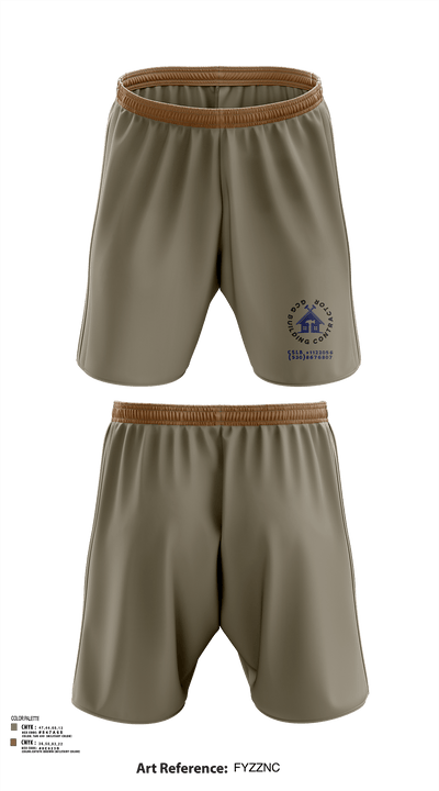 GCG BUILDING CONTRACTOR 38074769 Athletic Shorts With Pockets - 123