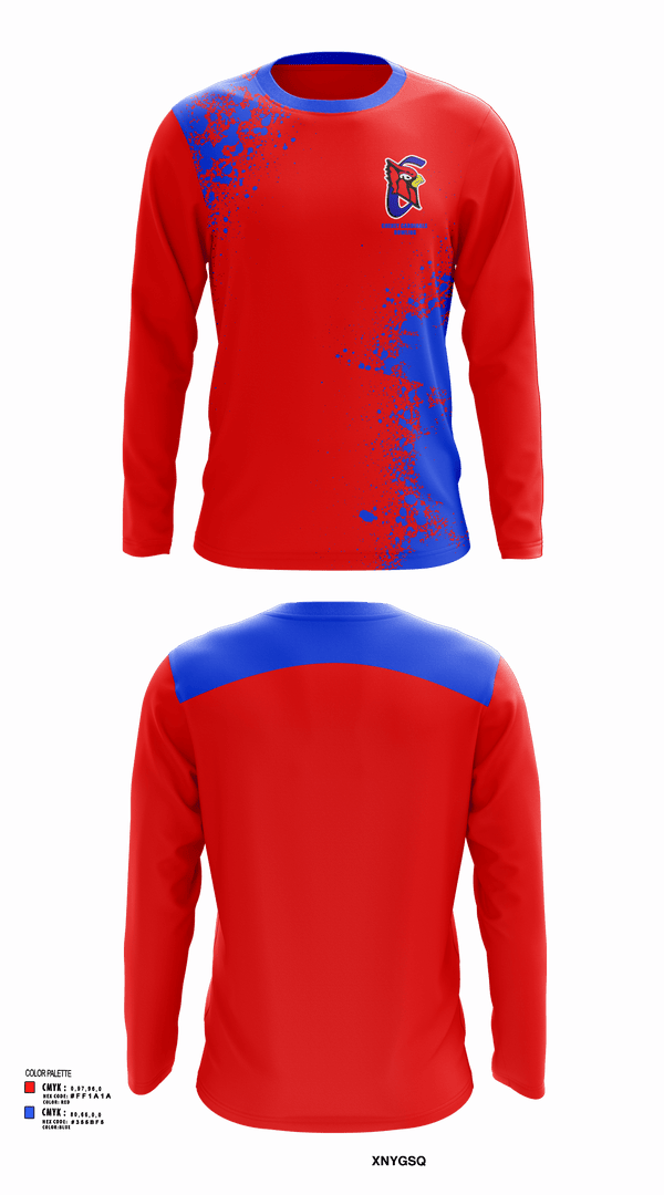 Long Sleeve Performance Shirt, Cheney Cardinals Bowling, Bowling, Teamtime, Team time, sublimation, custom sports apparel, team uniforms, spirit wear, spiritwear, sports uniforms, custom shirts, team store, custom team store, fundraiser sports, apparel fundraiser