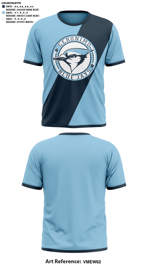 Short Sleeve Performance Shirt, Geronimo High School Cheer, Cheer, Teamtime, Team time, sublimation, custom sports apparel, team uniforms, spirit wear, spiritwear, sports uniforms, custom shirts, team store, custom team store, fundraiser sports, apparel fundraiser