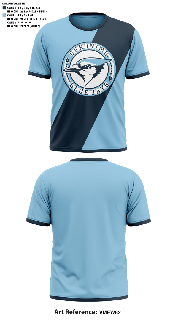 Short Sleeve Performance Shirt, Geronimo High School Cheer, Cheer, Teamtime, Team time, sublimation, custom sports apparel, team uniforms, spirit wear, spiritwear, sports uniforms, custom shirts, team store, custom team store, fundraiser sports, apparel fundraiser