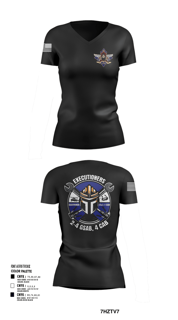 Womens Short Sleeve Vneck Shirt, E 2-4 GSAB, Army, Teamtime, Team time, sublimation, custom sports apparel, team uniforms, spirit wear, spiritwear, sports uniforms, custom shirts, team store, custom team store, fundraiser sports, apparel fundraiser