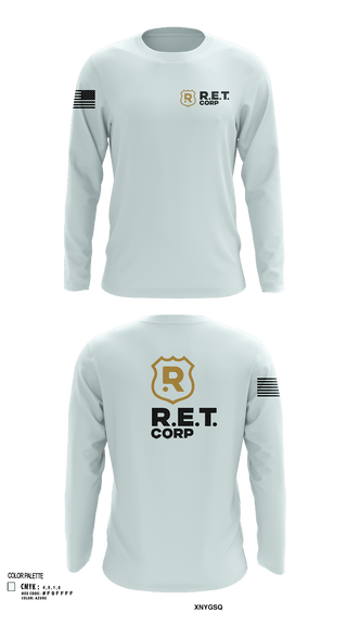 Long Sleeve Performance Shirt, RET CORP, Police, Teamtime, Team time, sublimation, custom sports apparel, team uniforms, spirit wear, spiritwear, sports uniforms, custom shirts, team store, custom team store, fundraiser sports, apparel fundraiser