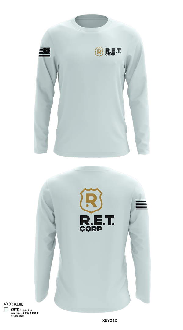 Long Sleeve Performance Shirt, RET CORP, Police, Teamtime, Team time, sublimation, custom sports apparel, team uniforms, spirit wear, spiritwear, sports uniforms, custom shirts, team store, custom team store, fundraiser sports, apparel fundraiser