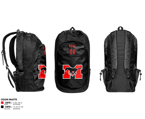 Gear Bag, Mcdougle Middle School Basketball, Women's Basketball, Teamtime, Team time, sublimation, custom sports apparel, team uniforms, spirit wear, spiritwear, sports uniforms, custom shirts, team store, custom team store, fundraiser sports, apparel fundraiser