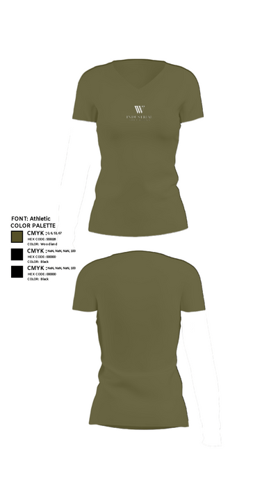 WV Industrial Solutions 3411083 Women's Short Sleeve V-neck Shirt - 20