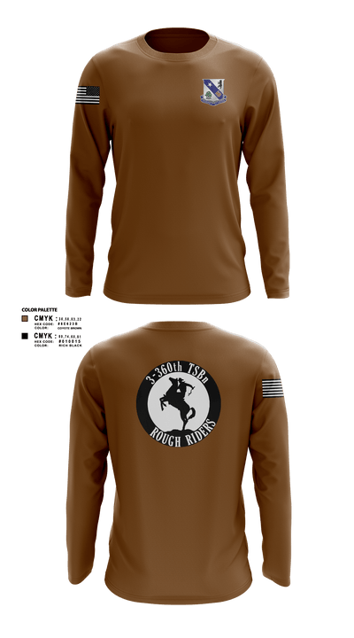 3-360th TSBn 65100272 Long Sleeve Performance Shirt 2