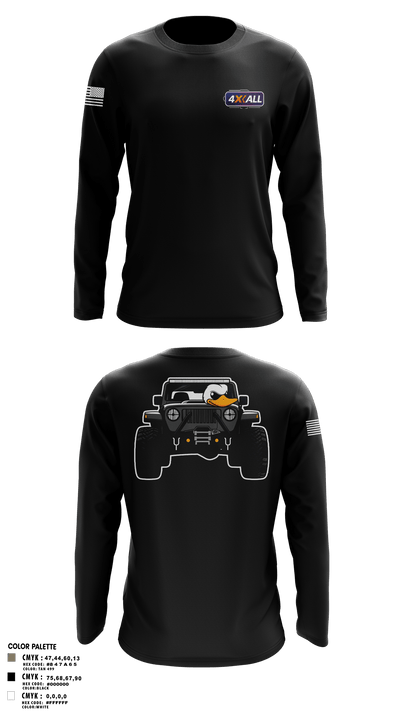 4XALL 51038609 Long Sleeve Performance Shirt - 3