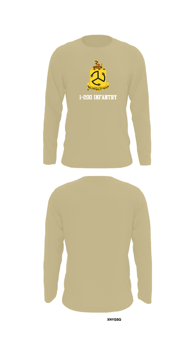 1-200 Infantry 56519387 Long Sleeve Performance Shirt 88