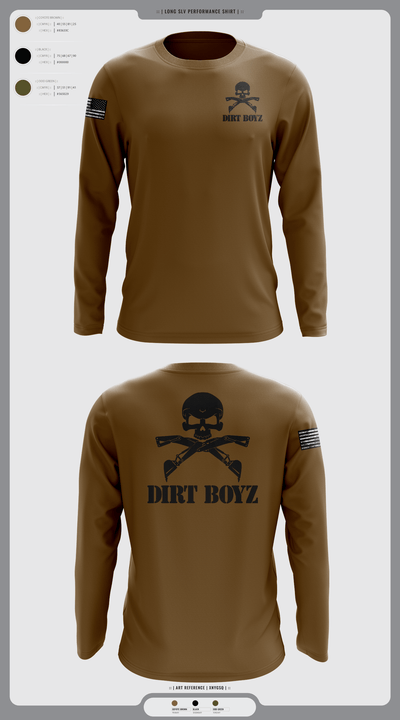 Dirt boyz 82013993 Long Sleeve Performance Shirt - 1
