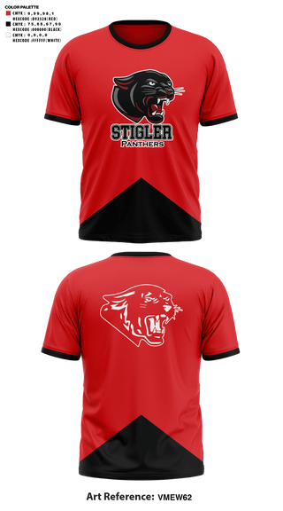 Short Sleeve Performance Shirt, Stigler Middle School Cheer, Cheer, Teamtime, Team time, sublimation, custom sports apparel, team uniforms, spirit wear, spiritwear, sports uniforms, custom shirts, team store, custom team store, fundraiser sports, apparel fundraiser