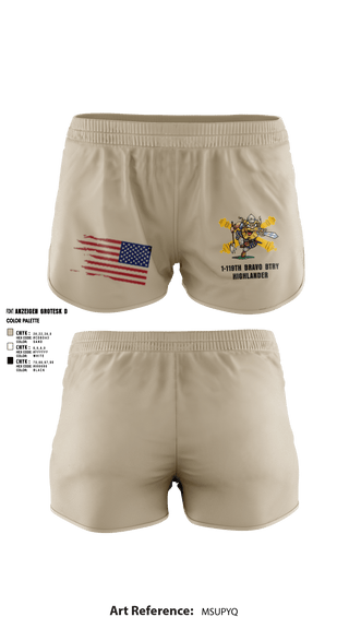 Ranger Panties, Bravo 1-119th FA, , Teamtime, Team time, sublimation, custom sports apparel, team uniforms, spirit wear, spiritwear, sports uniforms, custom shirts, team store, custom team store, fundraiser sports, apparel fundraiser