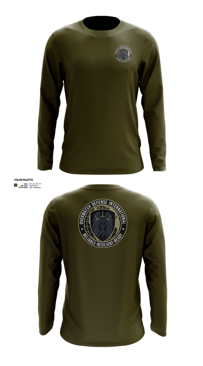 Overwatch Defense International 38447114 Long Sleeve Performance Shirt 12