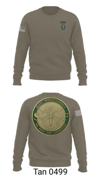 Crew Neck Sweatshirt, Echo 20th SFG, National Guard, Teamtime, Team time, sublimation, custom sports apparel, team uniforms, spirit wear, spiritwear, sports uniforms, custom shirts, team store, custom team store, fundraiser sports, apparel fundraiser