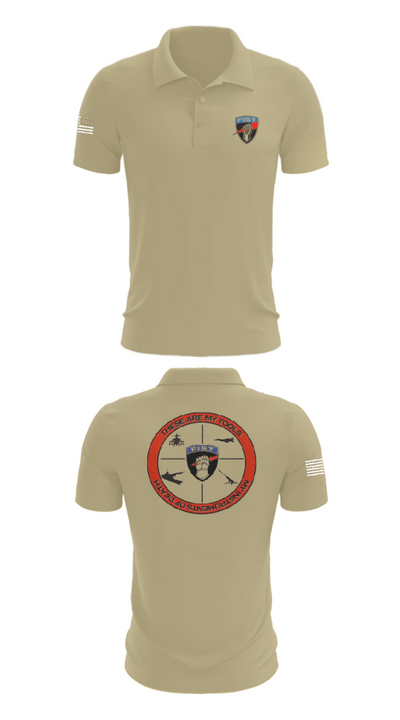 Bravo 1/78th FA 82804749 Short Sleeve Performance Polo - 87