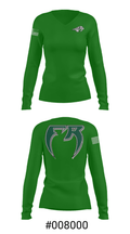 Fossil Ridge High School Baseball 9385458 Women's Long Sleeve V-neck Shirt - 20