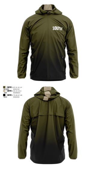 Windbreaker, South’s Boot Camp, , Teamtime, Team time, sublimation, custom sports apparel, team uniforms, spirit wear, spiritwear, sports uniforms, custom shirts, team store, custom team store, fundraiser sports, apparel fundraiser