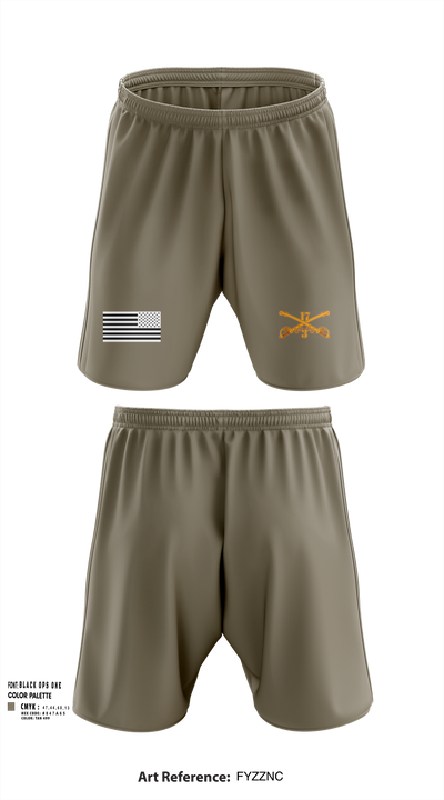 Delta Troop 3-17 CAV 34890879 Athletic Shorts With Pockets - 23