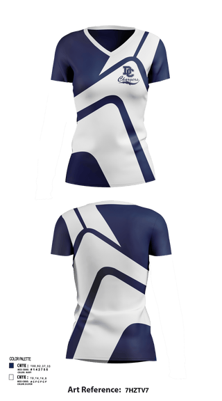 Womens Short Sleeve Vneck Shirt, Dassel-Cokato Middle School, Spirit Store, Teamtime, Team time, sublimation, custom sports apparel, team uniforms, spirit wear, spiritwear, sports uniforms, custom shirts, team store, custom team store, fundraiser sports, apparel fundraiser