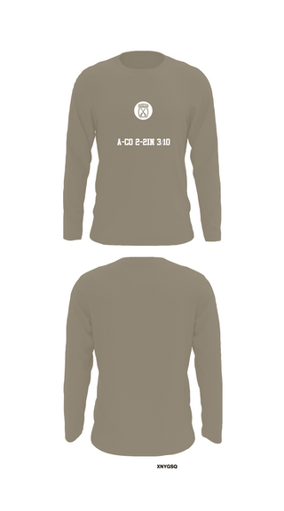Long Sleeve Performance Shirt, a-co 2-2in 3/10, Army, Teamtime, Team time, sublimation, custom sports apparel, team uniforms, spirit wear, spiritwear, sports uniforms, custom shirts, team store, custom team store, fundraiser sports, apparel fundraiser